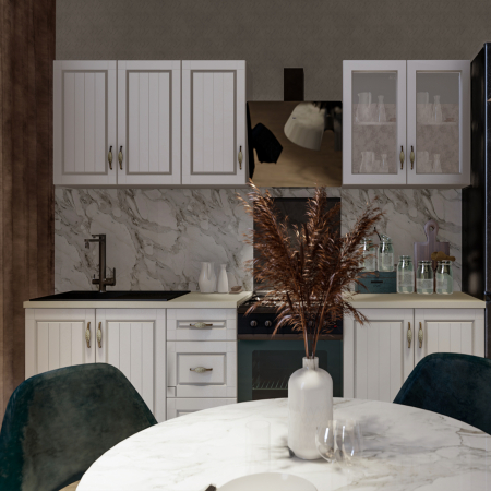 Bucatarie Provence MDF 2.0m Alb [2]