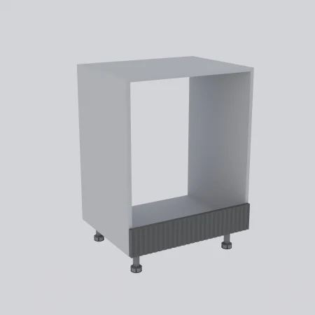 Bucatarie Opera MDF 2.6m Alb&Gri Cenusiu [8]