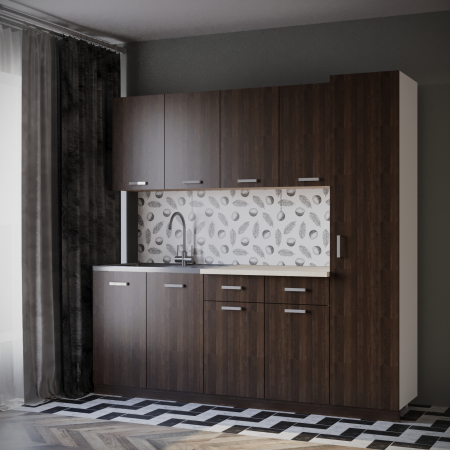 Bucatarie Eliza 2m Wenge&Alb [1]
