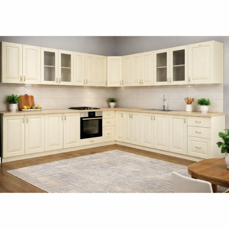 Bucatarii pe Colt - Bucătărie pe colț  din MDF Roma COLȚ 2