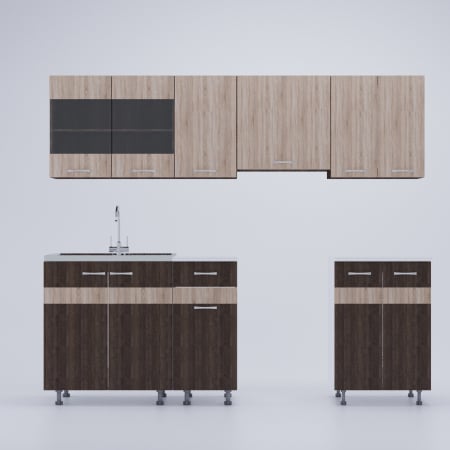 Bucatarie Passion 2.4m Wenge&Sonoma [1]