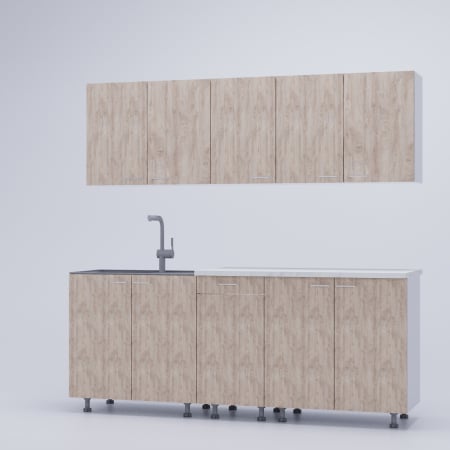 Bucatarie Paula PAL 2.0m Sonoma&Alb [1]