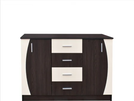 Comode Living - Comoda Hol Wenge&Alb