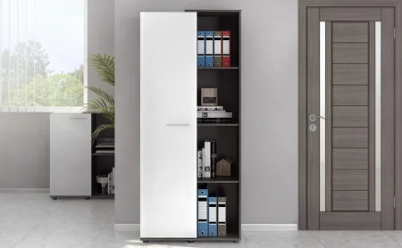 Mobilier Living - Corp Biblioteca Arko Wenge&Alb