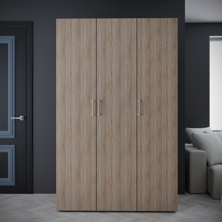 Mobilier Dormitor - Dulap 3 Usi K 300 Wenge&Sonoma
