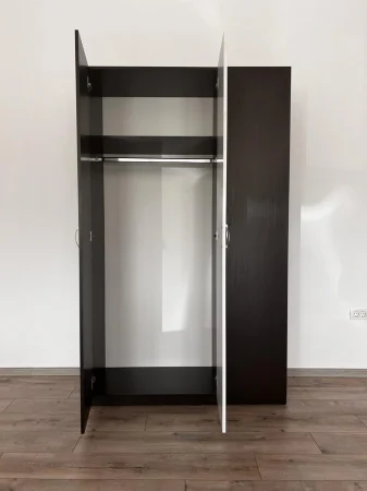 Dulap 3 usi Wenge/Alb [2]