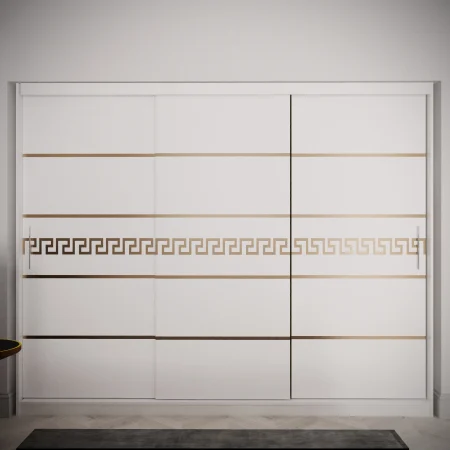Mobilier Dormitor - Dulap Venus Gold Alb 230*200