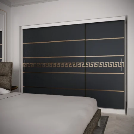 Dulap Venus Gold Alb&Antracit 230*200 [1]
