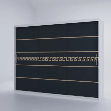 Dulap Venus Gold Alb&Antracit 230*200 [2]