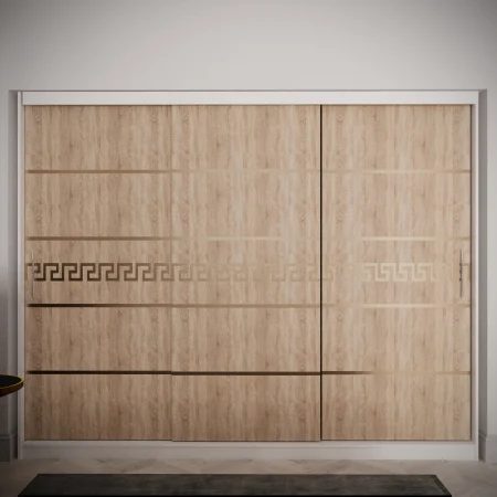 Mobilier Dormitor - Dulap Venus Gold Alb&Sonoma 230*200