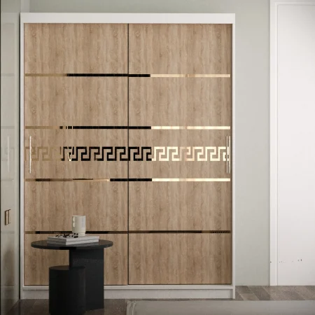 Mobilier Dormitor - Dulap Venus  Gold Alb&Sonoma