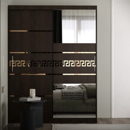 Mobilier Dormitor - Dulap Venus Gold cu Oglinda Wenge