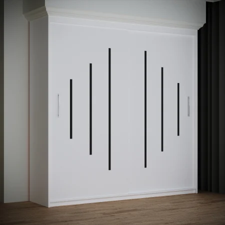 Mobilier Dormitor - Dulap Venus Space Alb 200*200