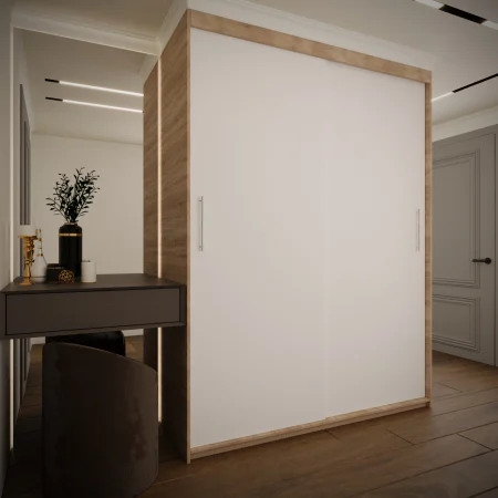 Mobilier Dormitor - Dulap Venus  Sonoma&Alb