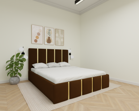 Mobilier Dormitor - Pat Milano Tapitat