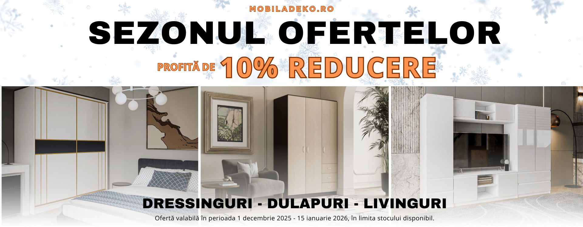 Reduceri decembrie 2025