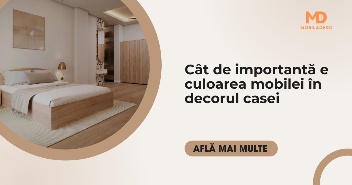 Cât de importantă e culoarea mobilei în decorul casei
