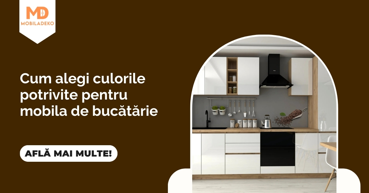 Cum alegi culorile potrivite pentru mobila de bucătărie