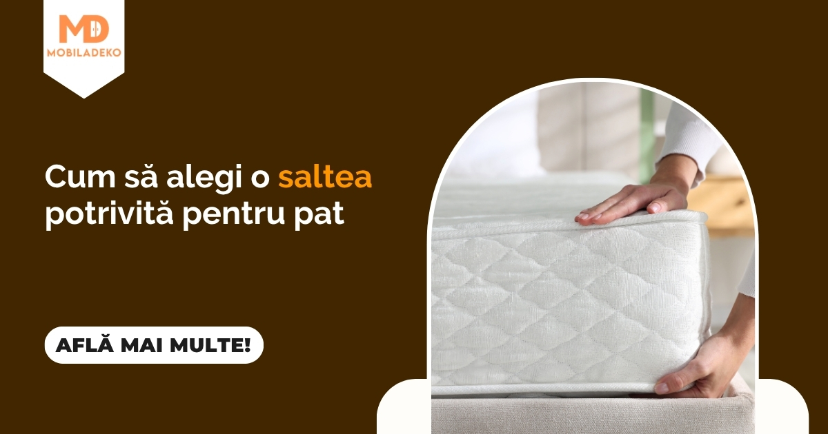 Cum să alegi o saltea potrivită pentru pat
