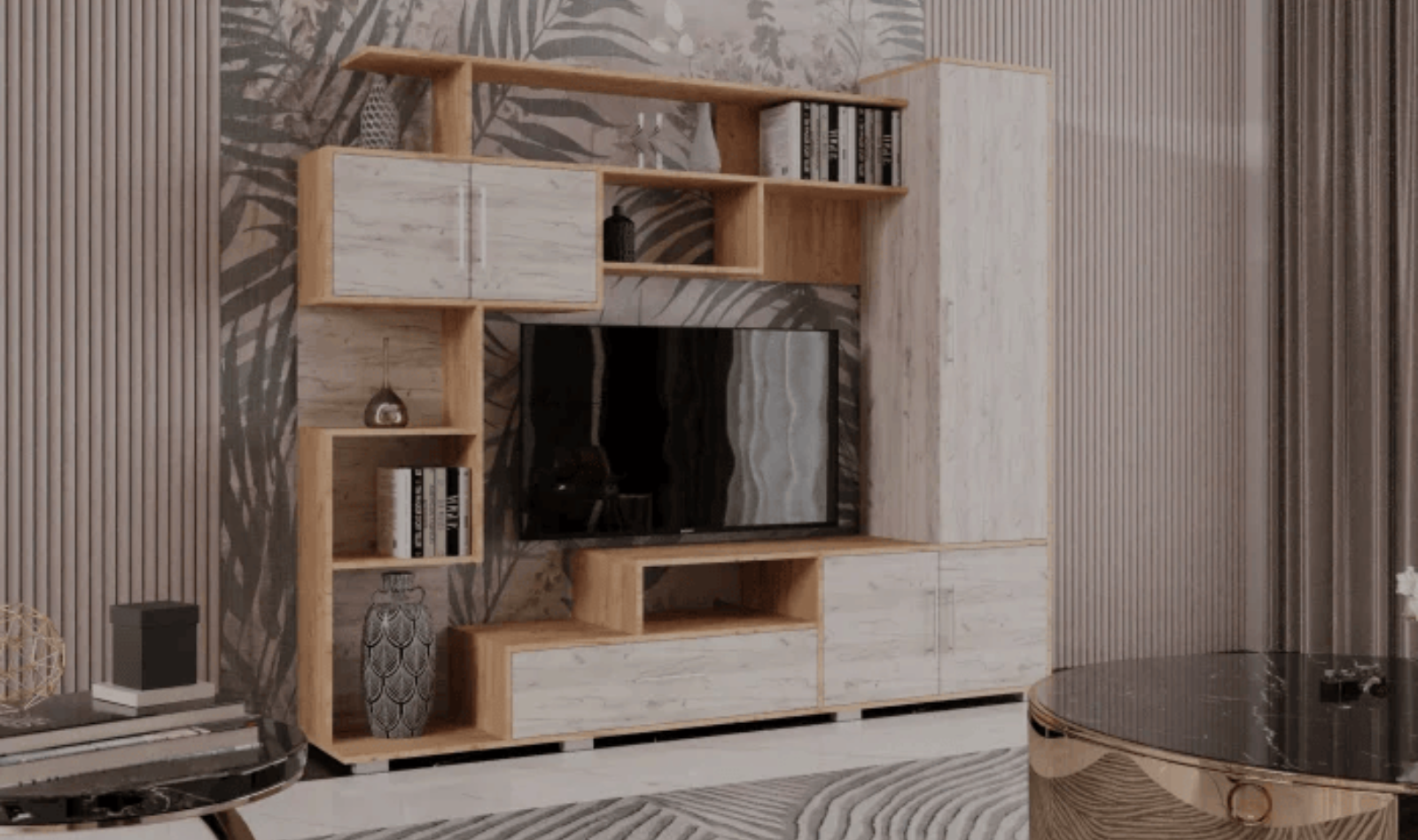 Set Mobila Living Pekin RO Stejar