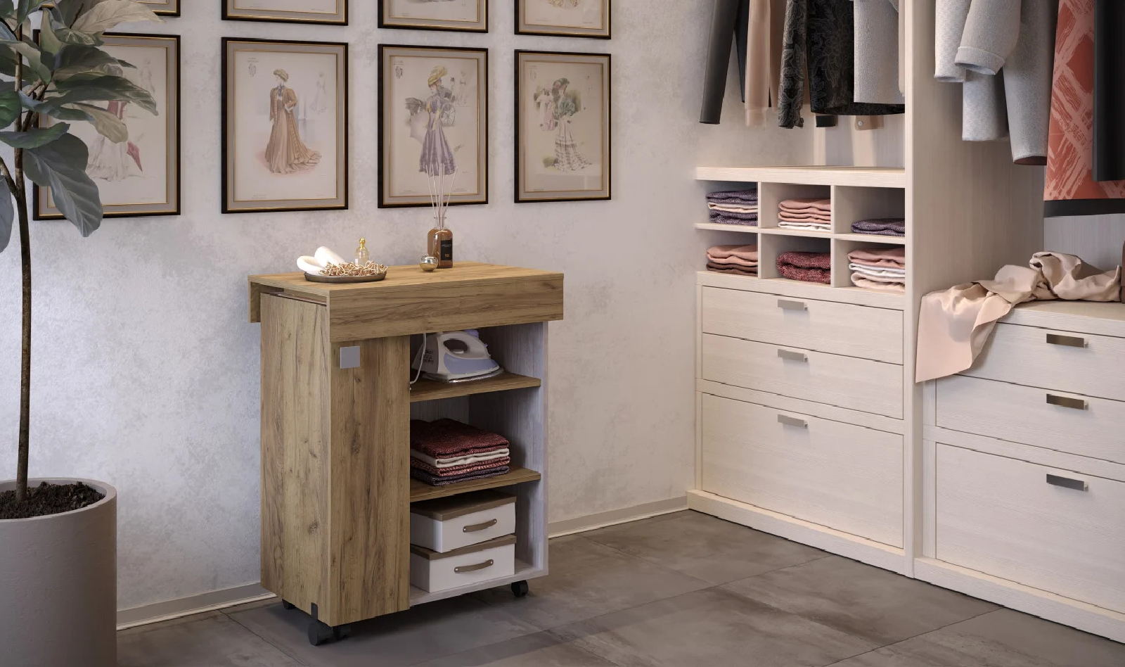 Comoda Multifunctionala Teo Craft Frasin