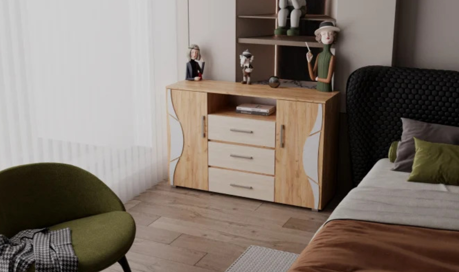 Comoda Laguna 5, Ro Stejar