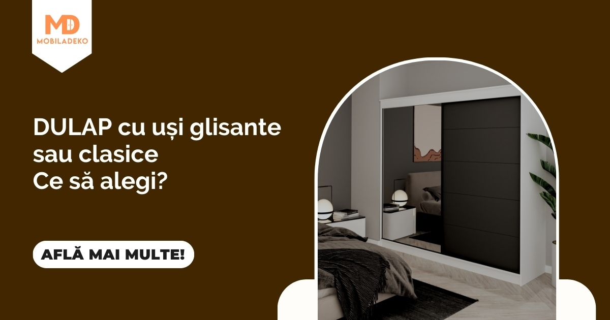 Dulap cu uși glisante sau clasice - ce să alegi