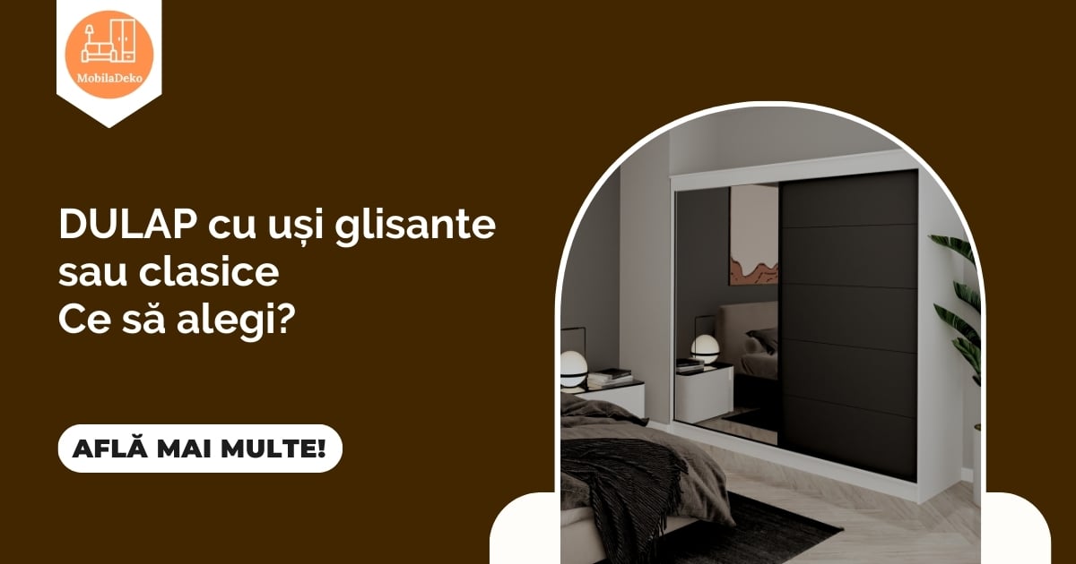 Dulap cu uși glisante sau clasice - ce să alegi