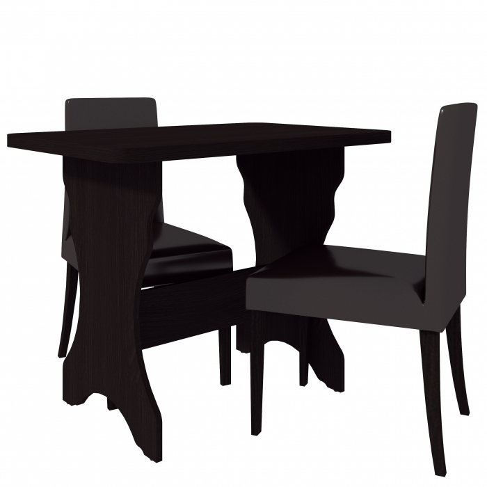 Masa bucatarie KC-2 UA, 90x60x73 cm, Wenge [3]