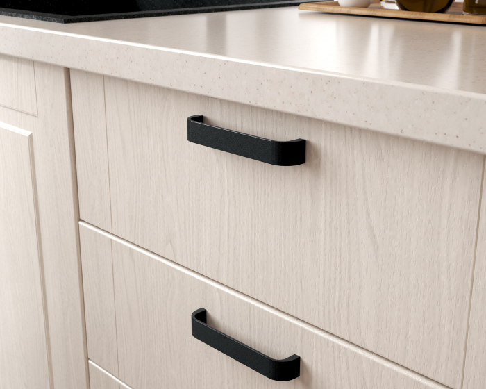 Bucatarie ATHENA 2.44 MDF, 244x223x60cm, lemn alb [20]