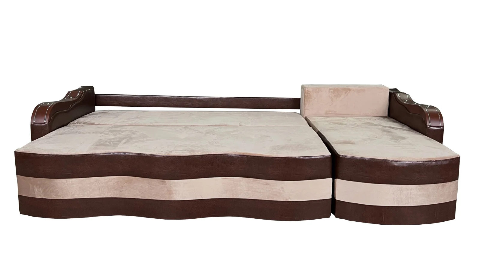 Coltar Extensibil Simona, 300X145X70 Cm, Cappuccino, Maro [3]
