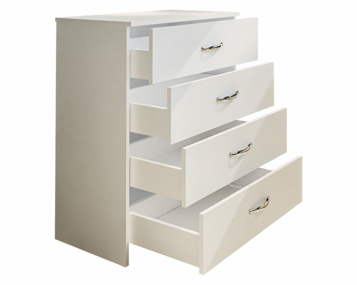 Comoda 4B RO, 72x39x85, alb [5]