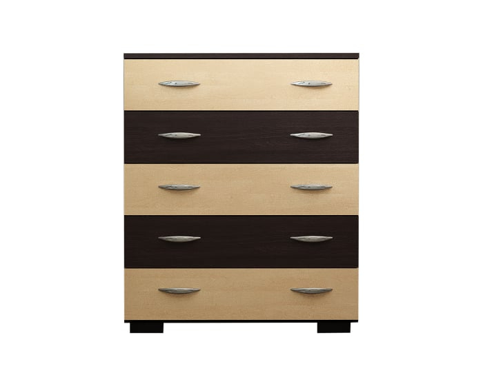 Comoda Alin 5 Sertare Wenge + Mesteacan [7]