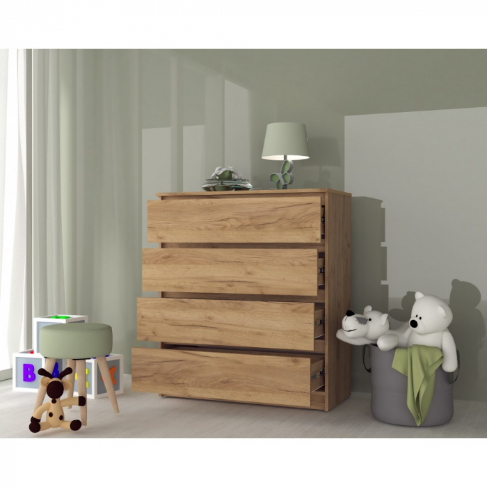 Comoda MP5 4S, 90x44x103cm, Stejar k003 [2]