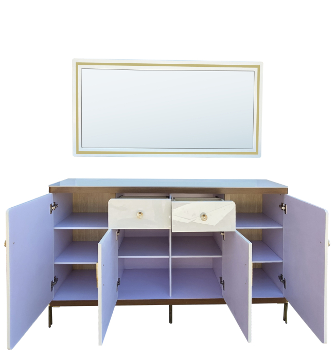 Comoda Royal MDF Beige, 160x40x90cm [3]