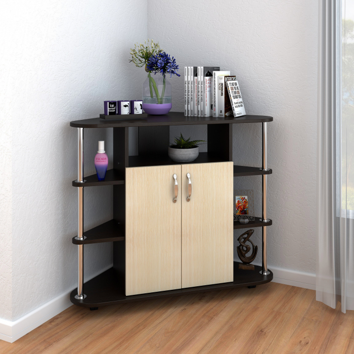 Comoda TV Colt Ro Wenge+Mesteacan [1]