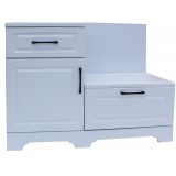 Cuier ZQD 109, 113x43x205cm, Alb [4]
