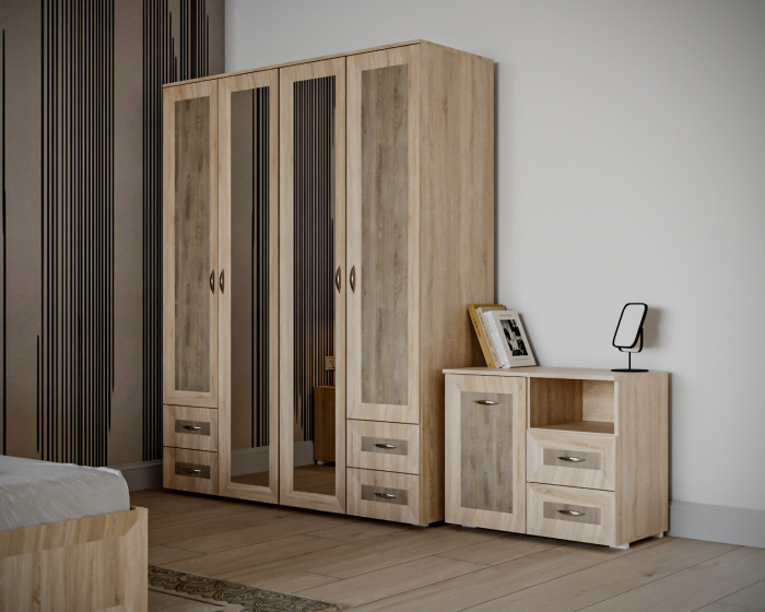 Dormitor Palermo Sonoma+Trufe [2]