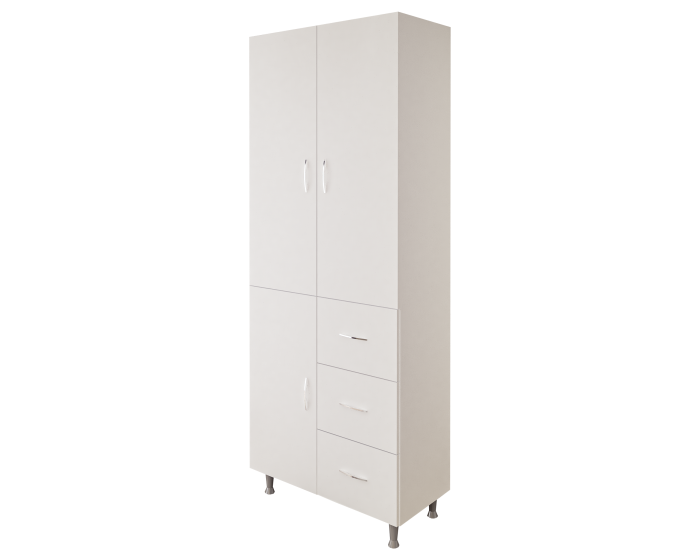 Dulap 3Usi -3S, 70x 35x 180 cm Alb [5]