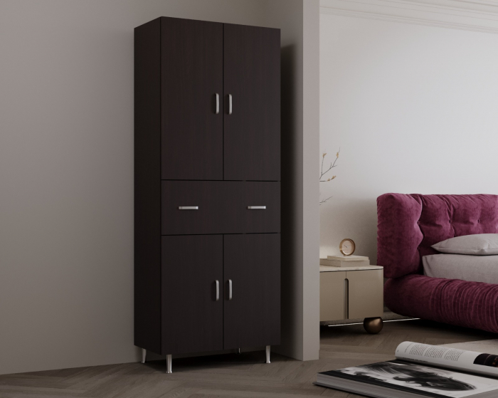 Dulap 4U-1S , 70x35x180 cm Wenge [3]