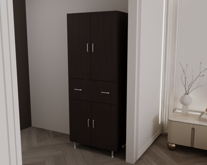 Dulap 4U-1S , 70x35x180 cm Wenge [4]