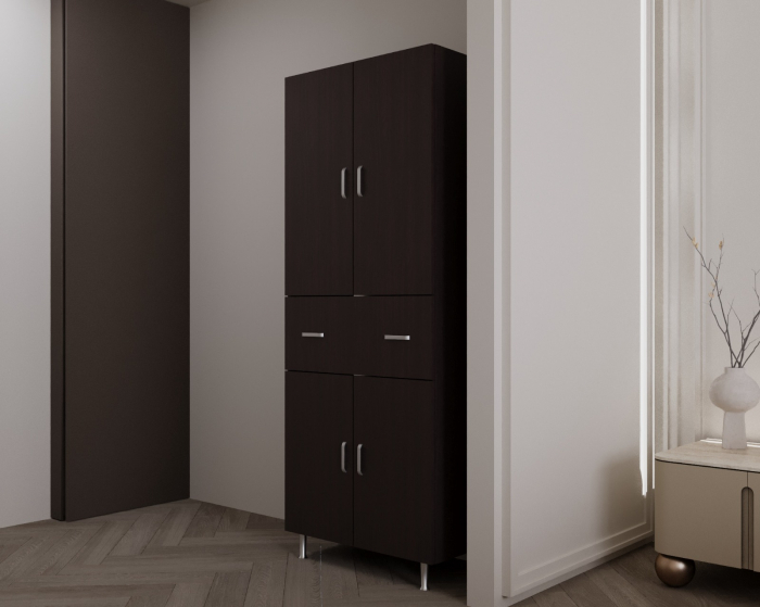 Dulap 4U-1S , 70x35x180 cm Wenge [1]