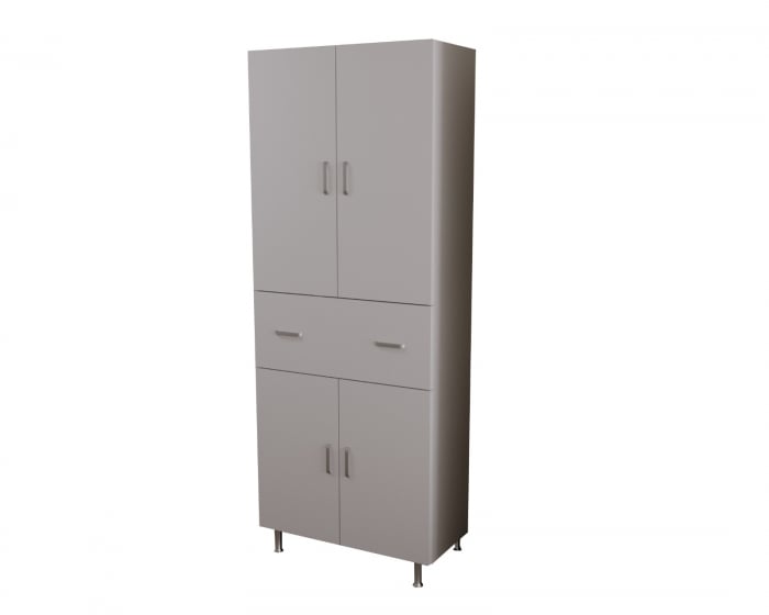 Dulap 4Usi -1S , 70x35x180 cm Alb [6]