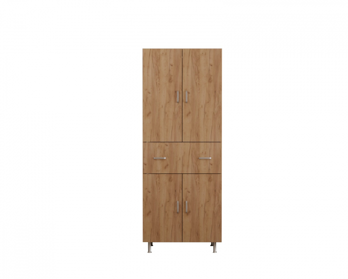 Dulap 70X35X180 cm, 4U-1S Stejar K003 [5]