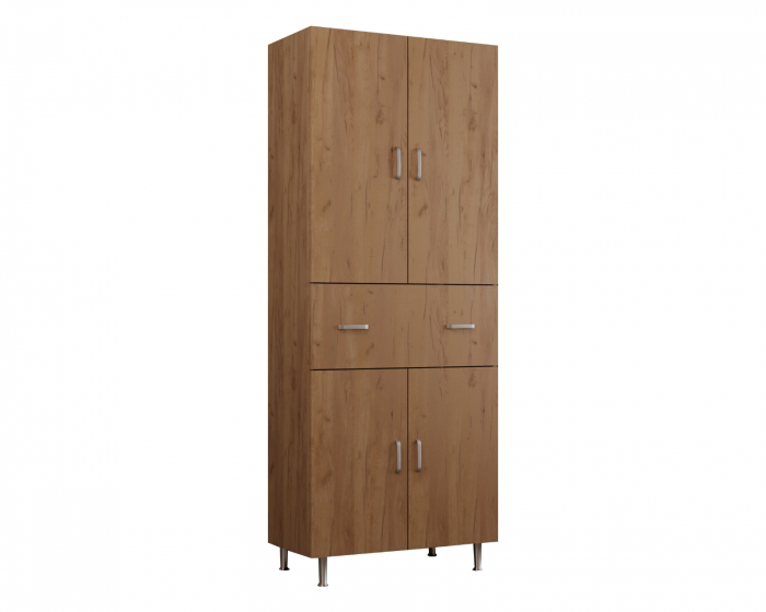Dulap 70X35X180 cm, 4U-1S Stejar K003 [7]