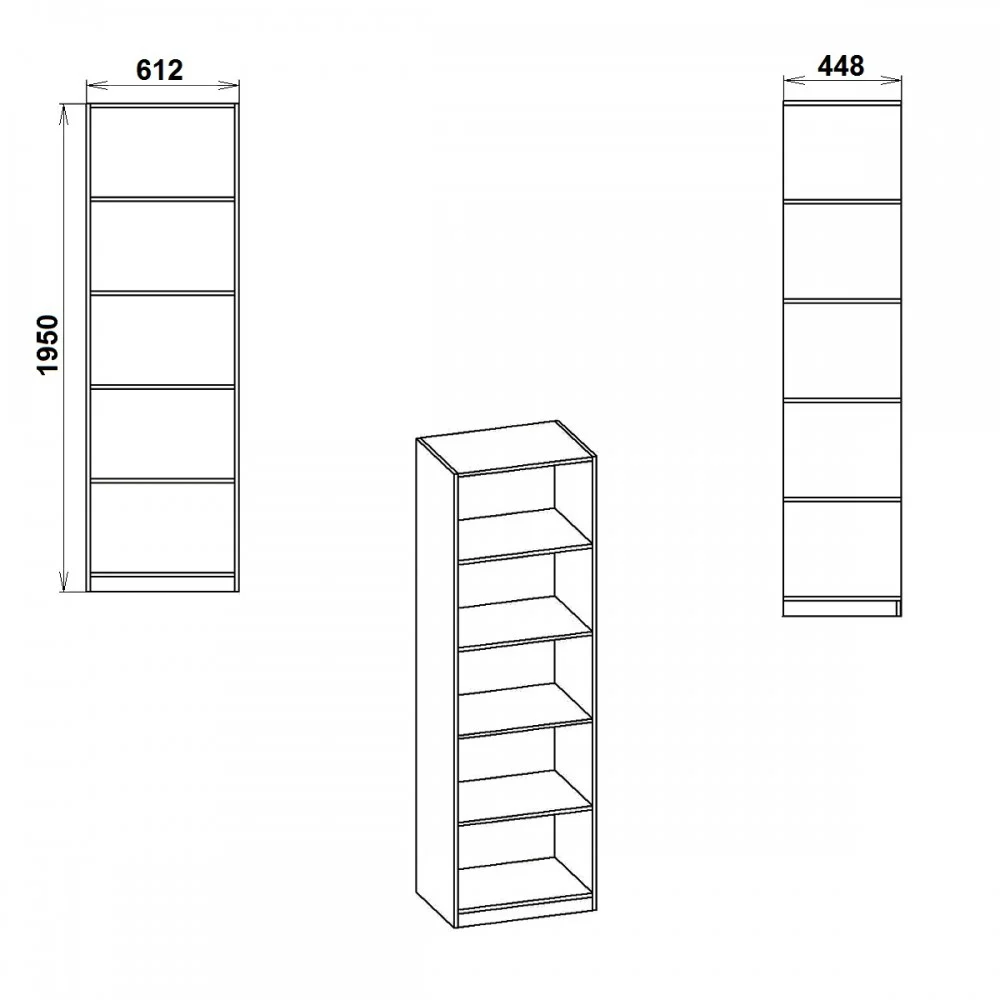 Dulap KSC 1 RO Wenge Mesteacan [4]