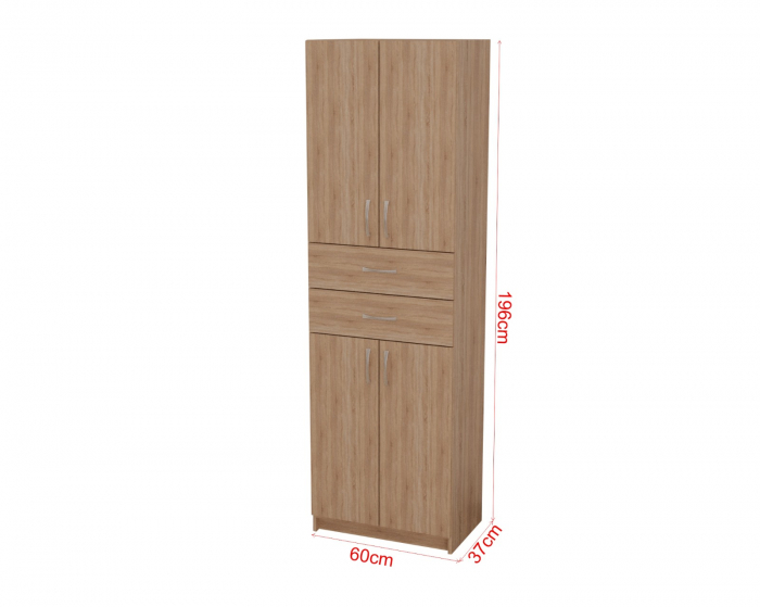 Dulap KSC-11 Ro, 60x37x196 cm Sonoma [9]