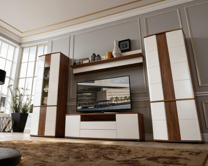 Living Dona 1 Alb Frasin Shimo 332x45x208 cm [2]