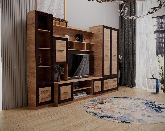 Living Kaspiy Stejar k003 300x52x210 cm [3]