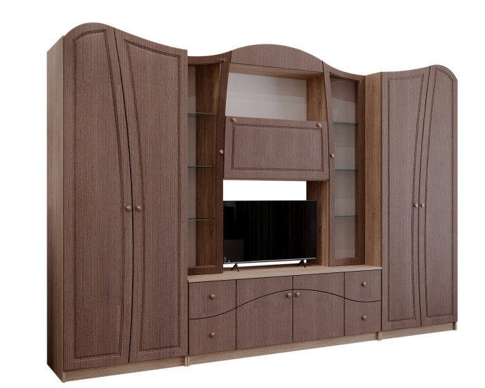 Living Nicole 320x50x208cm Sonoma+Fino Bronze [8]